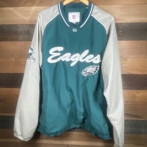 Vintage NFL Philadelphia Eagles Pullover Jacket Football XL